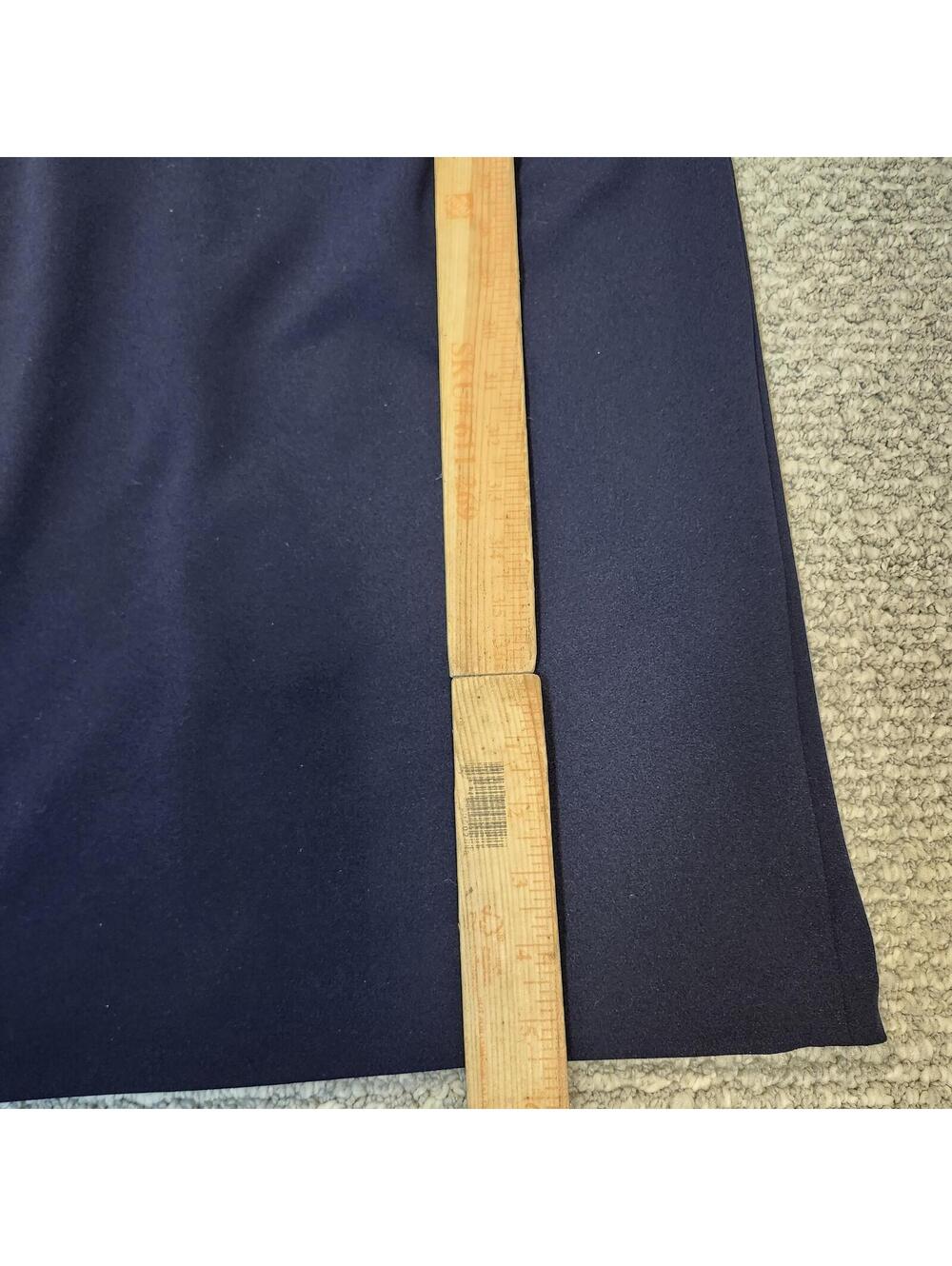 Calvin Klein Navy Blue Bell Sleeve Dress Size 14 - Picture 4 of 10